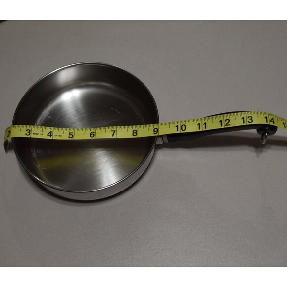 Vintage Farberware 1-Quart (7-inch) Saute Pan Stainless Steel Aluminum Clad - Picture 15 of 15